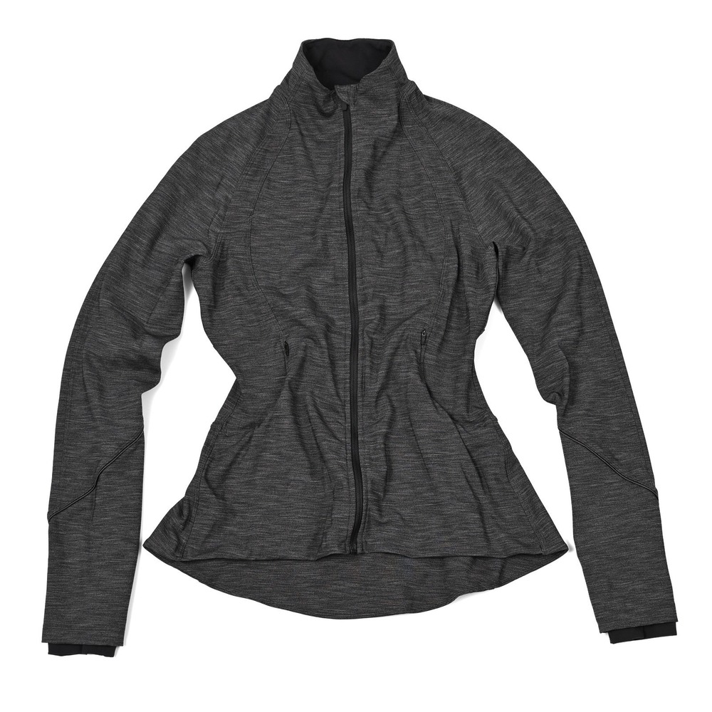 Lululemon Gait Keeper Jacket Size 4 Heathered Gray Athleisure‎ Define Fit EUC